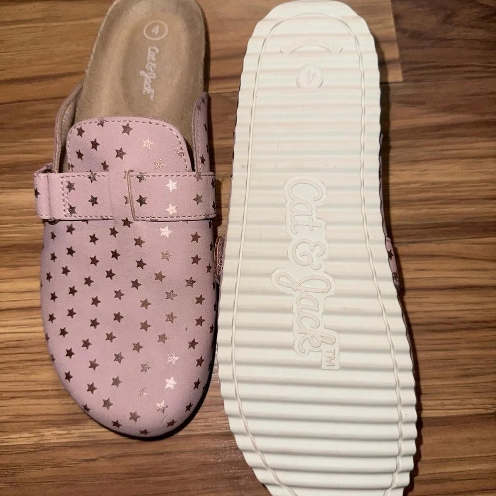 Cat & Jack Pink Star Mules